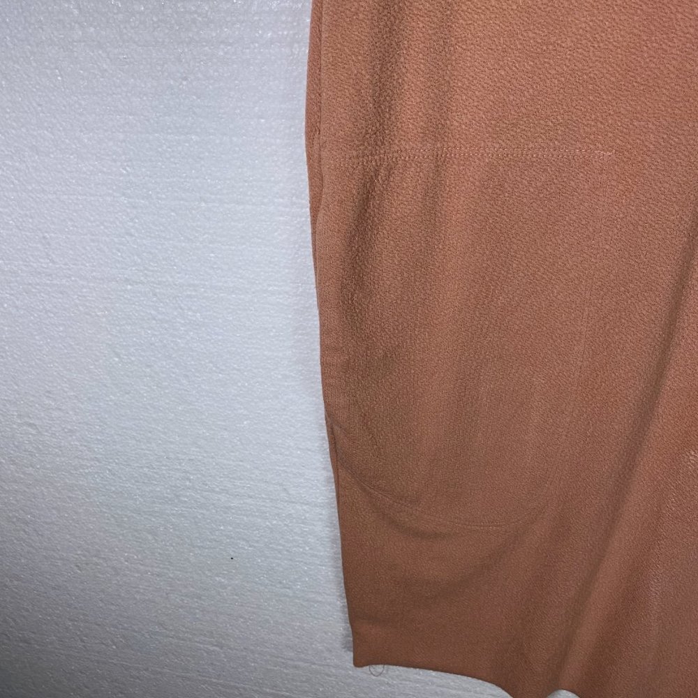 Zara Size Small Pink Pockets Scoop Neck Tunic Top - Picture 6 of 9